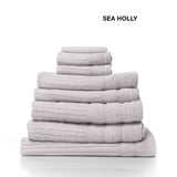Royal Comfort Eden Egyptian Cotton 600 GSM 8 Piece Towel Pack Sea Holly-1927503915088220164