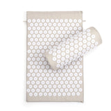 NNEOBA Light Gray Acupressure Massage Mat & Pillow Set