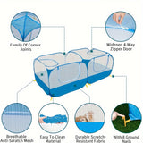 NNETM Pet Playpen Portable Outdoor Cage