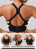 Women's Seamless Cross-Strap Sports Bra