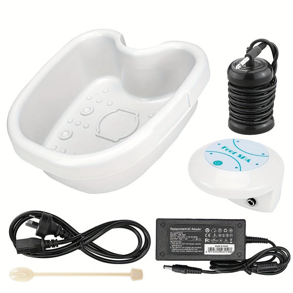 NNETM Foot Bath Spa Machine Tub(White)