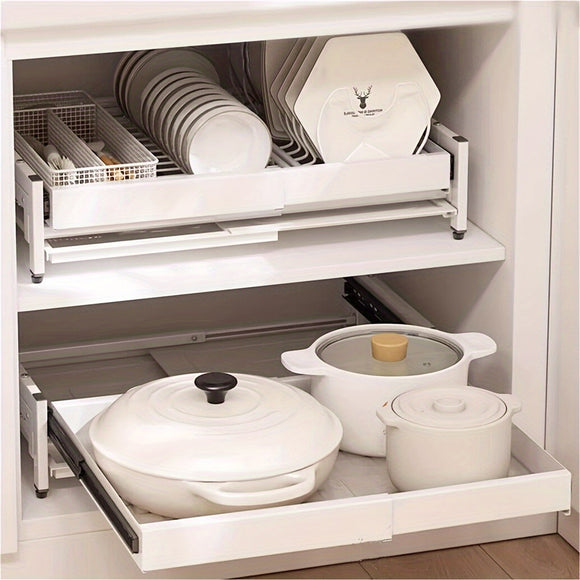 NNETMWF Extendable Pull-Out Dish Rack