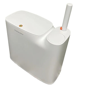 NNETM Press-Top Wastebasket and Toilet Brush Set
