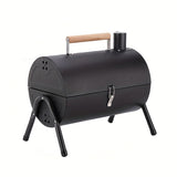 NNETM Portable Double-Sided Charcoal BBQ Grill with Foldable Design