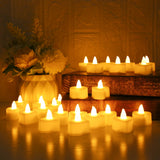 NNEOBA 24-Pack Heart LED Tea Lights