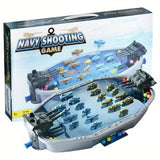 NNETM Navy Battleship Game 2-Player Shooting War Board