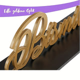 NNETM Ramadan Eid Al-Fitr Wooden Arabic Calligraphy Sign Tray