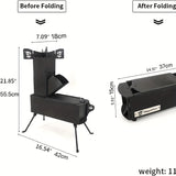 NNETM Portable Rocket Stove for Outdoor Cooking Camping