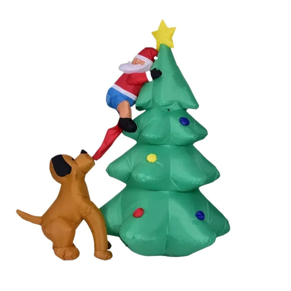 NNEOBA Christmas Inflatable Tree with LED Lights - 6ft