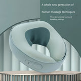 NNETM Neck Support Pillow with Heating & Electric Massage(Green)