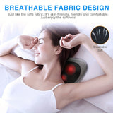 NNETM Shiatsu Back and Neck Massager with Heat(Gray)