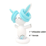 NNETM Easter Bunny Ring Toss Game Set for Outdoor Parties