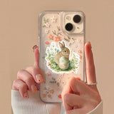 NNETM 50pcs Easter Bunny Rabbit Egg Stickers for DIY Crafts