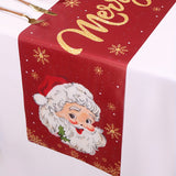 Santa Claus Christmas Table Runner Polyester
