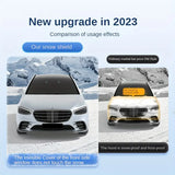 NNETM Universal Car Snow Shield: Silvery Front Windshield Cover
