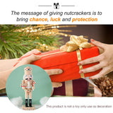 NNEOBA Wooden Nutcracker Puppet Soldier - 25CM