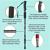 NNETM Adjustable Aluminum Trekking Poles Set for Hiking