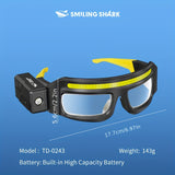 NNETM Rechargeable LED Safety Glasses Light