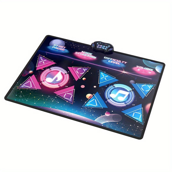 NNETM Double Dance Mat Music Light Exercise Toy