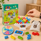 73pcs Balance Tower Stacking Colorful Plastic Tabletop Game