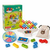 73pcs Balance Tower Stacking Colorful Plastic Tabletop Game