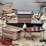 NNETM Outdoor Picnic Table Storage Basket Set