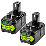 NNETM 2pcs Lithium-Ion Battery for Ryobi One+