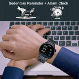 NNETM Smart Watch Big Screen Custom Dial Answer Call Fitness Tracker Sport Smart Watch For Men - Black