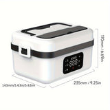 NNETM Electric Heated Lunch Box USB Rechargeable 1000ml