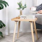 NNETM Create a cozy nook with the Solid Rattan Side Table, a testament to craftsmanship