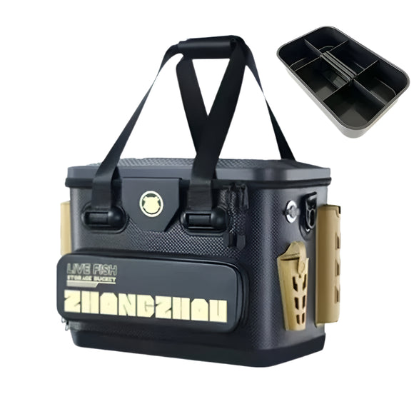 NNETM Fishing Barrel EVA Live Fish Storage Box