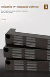 NNETM Say goodbye to dusty shoes with this convenient dustproof storage shelf