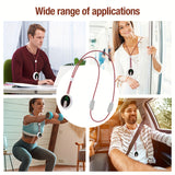 NNETM USB Rechargeable Neck & Shoulder Massager with Heat(White)