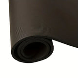 NNETM Premium 0.8cm Thick Black Yoga Mat with Carry Strap