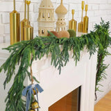 NNEOBA Christmas Norfolk Pine Garland Faux Greenery Decoration