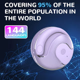 NNETM 100+ Languages Wireless Translation Earphones with Fast Charging