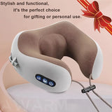 NNETM Soothing Heat Therapy Neck Massager - U-Shaped Pillow