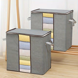 NNETM Foldable Storage Boxes with Reinforced Handles (3-Pack)