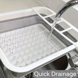 NNETM Dish Rack with Utensil Holder