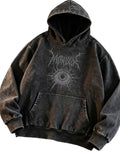 NNETM Gothic Spider Web Graphic Hoodie
