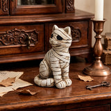 9CM Egyptian Retro Mummy Cat Resin Ornament - Sculpture