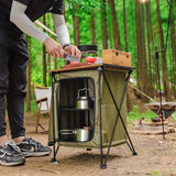NNETM Storage Cabinet Table Camping