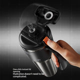 NNETM 34oz Vacuum-Sealed Stainless Steel Tumbler – Leak-Resistant, Hot & Cold with Straw & Handle