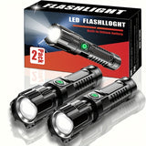 NNETM 2-Pack Ultra-Bright 350 Lumen LED Flashlights