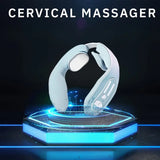 NNETM Intelligent Heated Neck Massager - Gray Blue