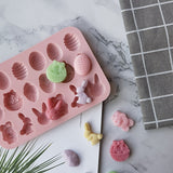 NNETM Silicone Easter Egg Rabbit Candy Mold