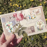 NNETM 50pcs Easter Bunny Rabbit Egg Stickers for DIY Crafts