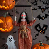 NNETM Glowing Eyes Halloween Hanging Doll