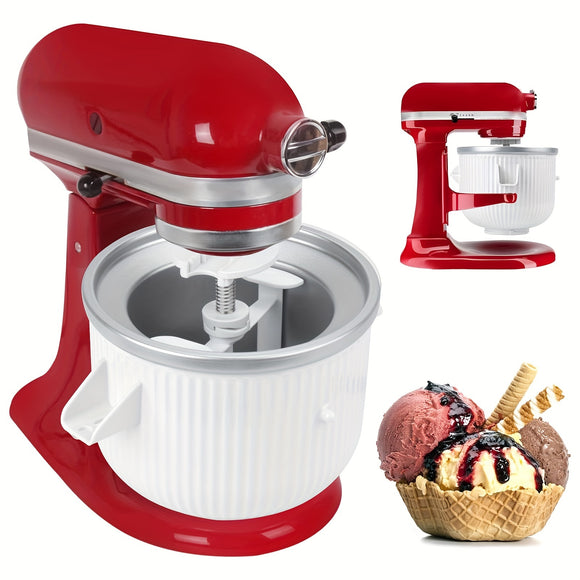 NNETM Ice Cream Attachment with Stand Mixers