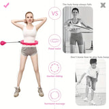 NNETM Adjustable Weighted Fitness Hoops for Effective Abdomen Workout